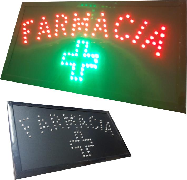 Oferta Cartel Led Farmacia Lumilet